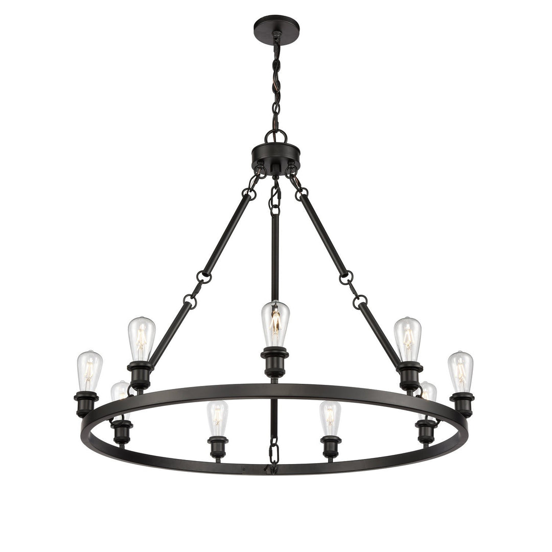 Innovations Ballston 840-BK Chandelier Light - Matte Black