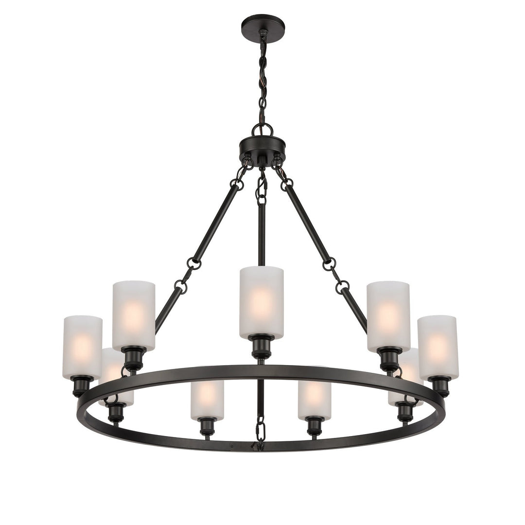Innovations Ballston 840-BK-G801 Chandelier Light - Matte Black