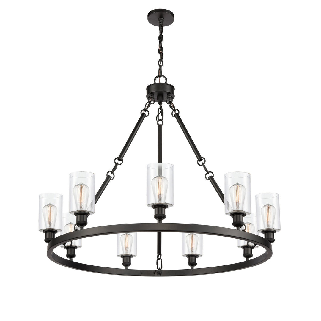 Innovations Ballston 840-BK-G802 Chandelier Light - Matte Black