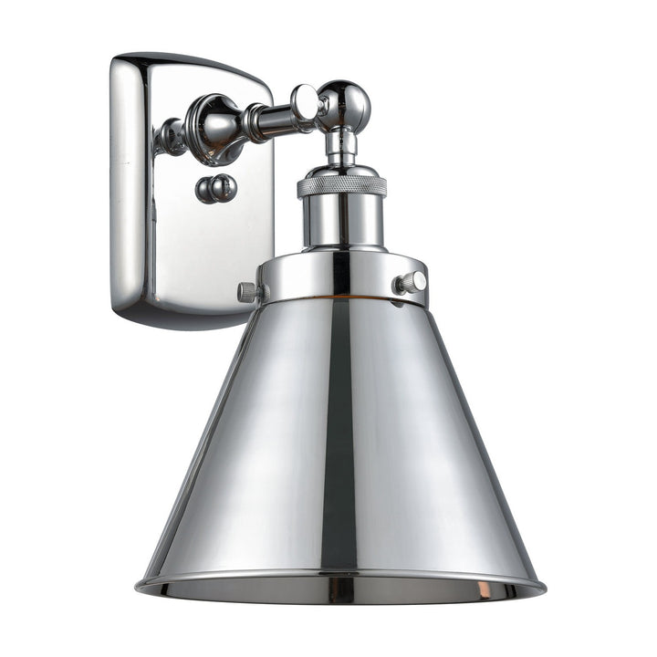 Innovations Ballston Urban 916-1W-PC-M13-PC-LED Wall Sconce Light - Polished Chrome