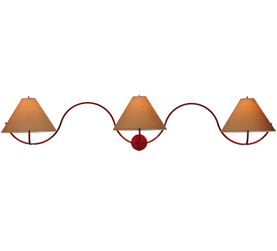 Meyda Tiffany Soundwave 114546 Wall Light - Red Ruby