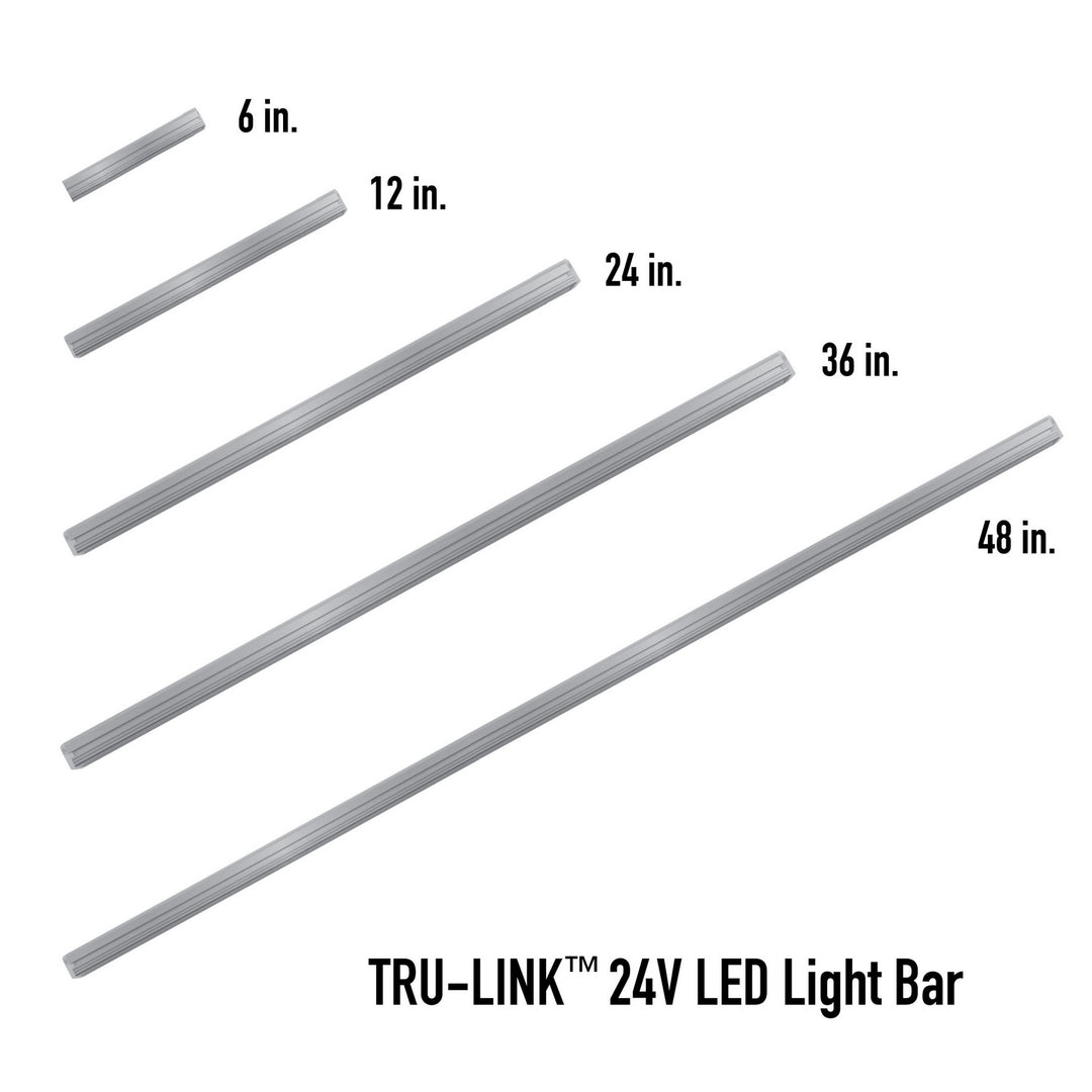 Diode Led Lighting DI-24V-TR30-36-SV  Light Bar Decor Pewter, Nickel, Silver