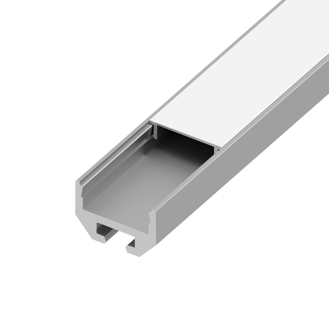 Diode Led Lighting DI-CPEC-SQW-1  Single End Cap Pair Decor White