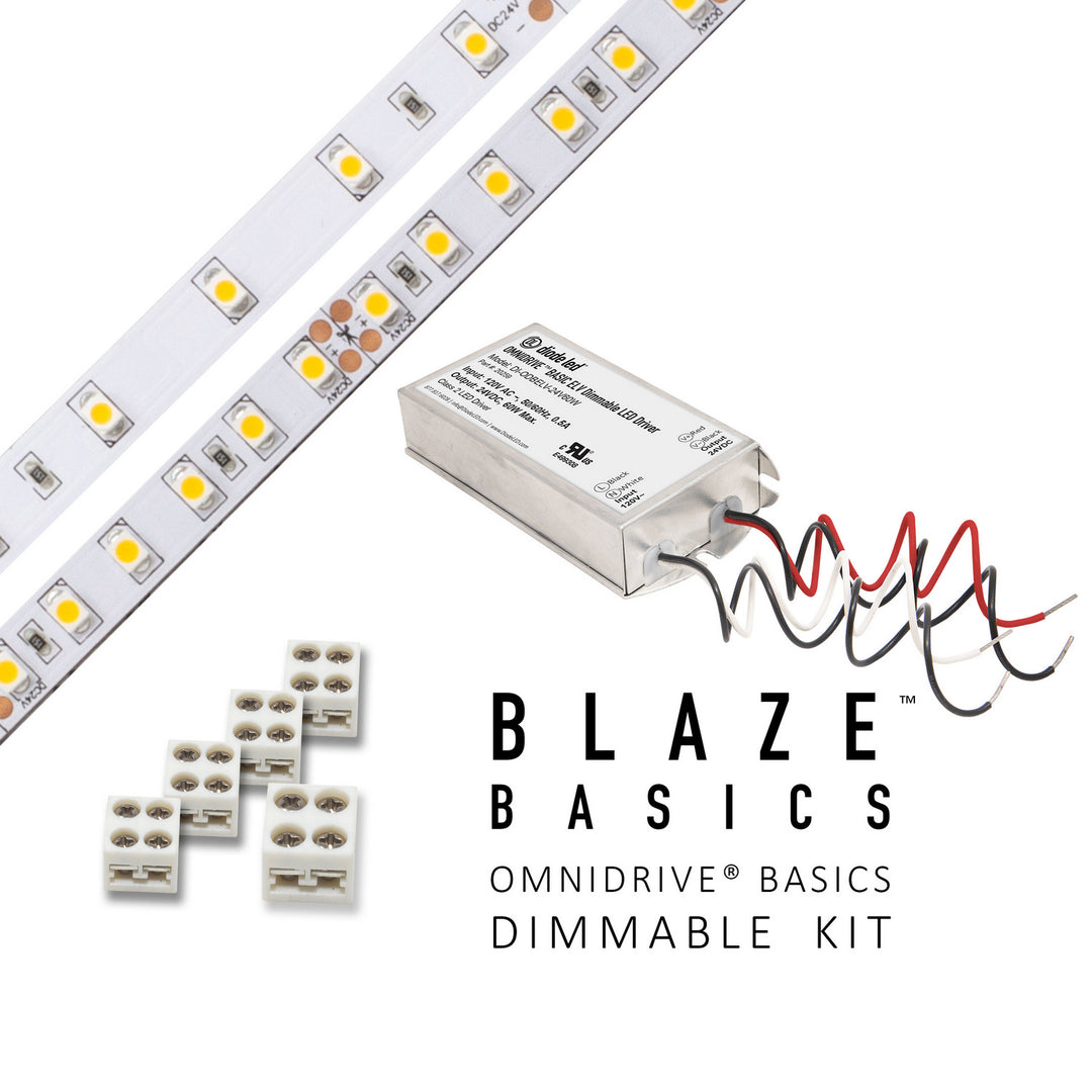 Diode Led Lighting DI-KIT-12V-BC1ODBELV60-2700  Led Tape Light Decor White