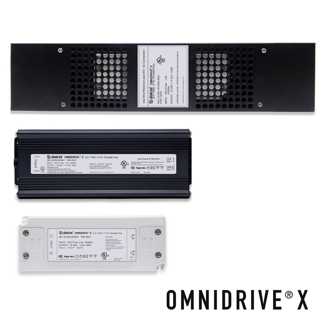 Diode Led Lighting DI-ODX-24V60W-J  Junction Box And Driver Combo Decor Black