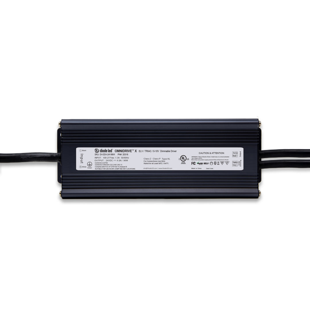 Diode Led Lighting DI-ODX-24V96W  Driver Decor Black