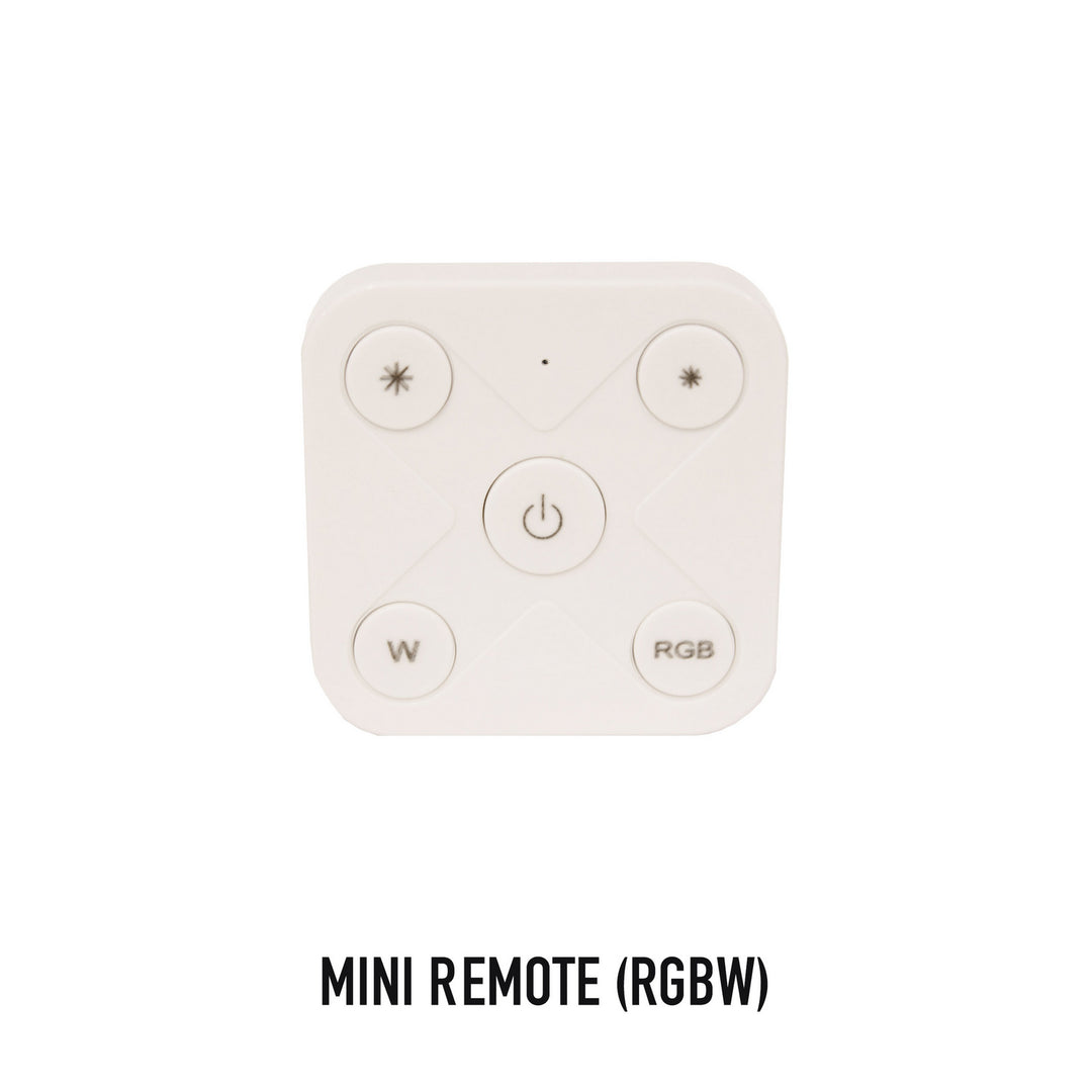 Diode Led Lighting DI-RF-REM-RGBW-1  Mini Remote Decor White