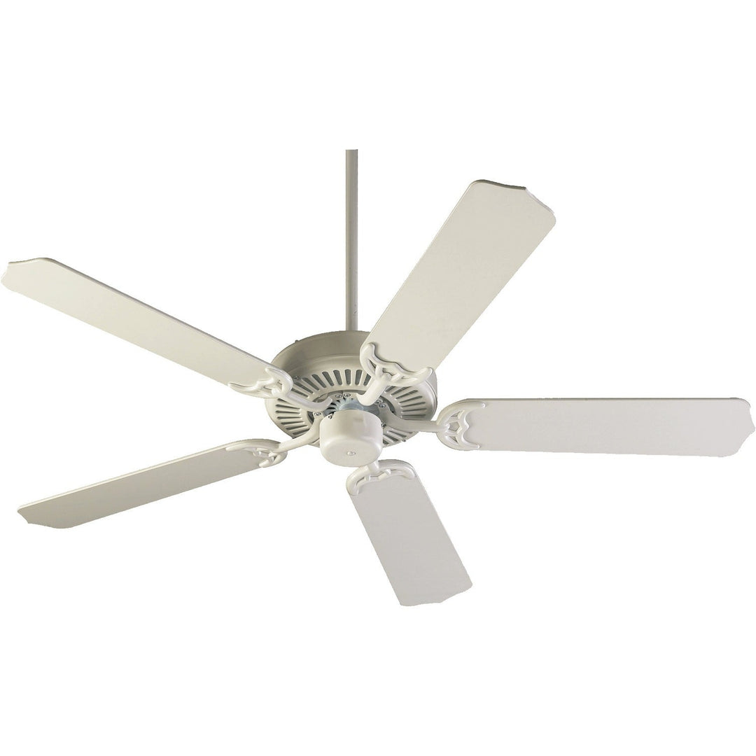 Quorum Capri I 77525-8 Ceiling Fan 52 in. - Studio White