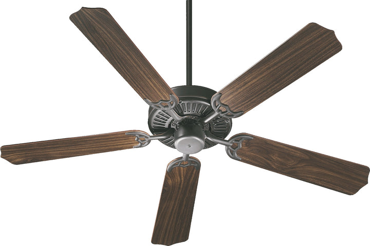 Quorum Capri I 77525-95 Ceiling Fan 52 in. - Old World, Rosewood/Walnut