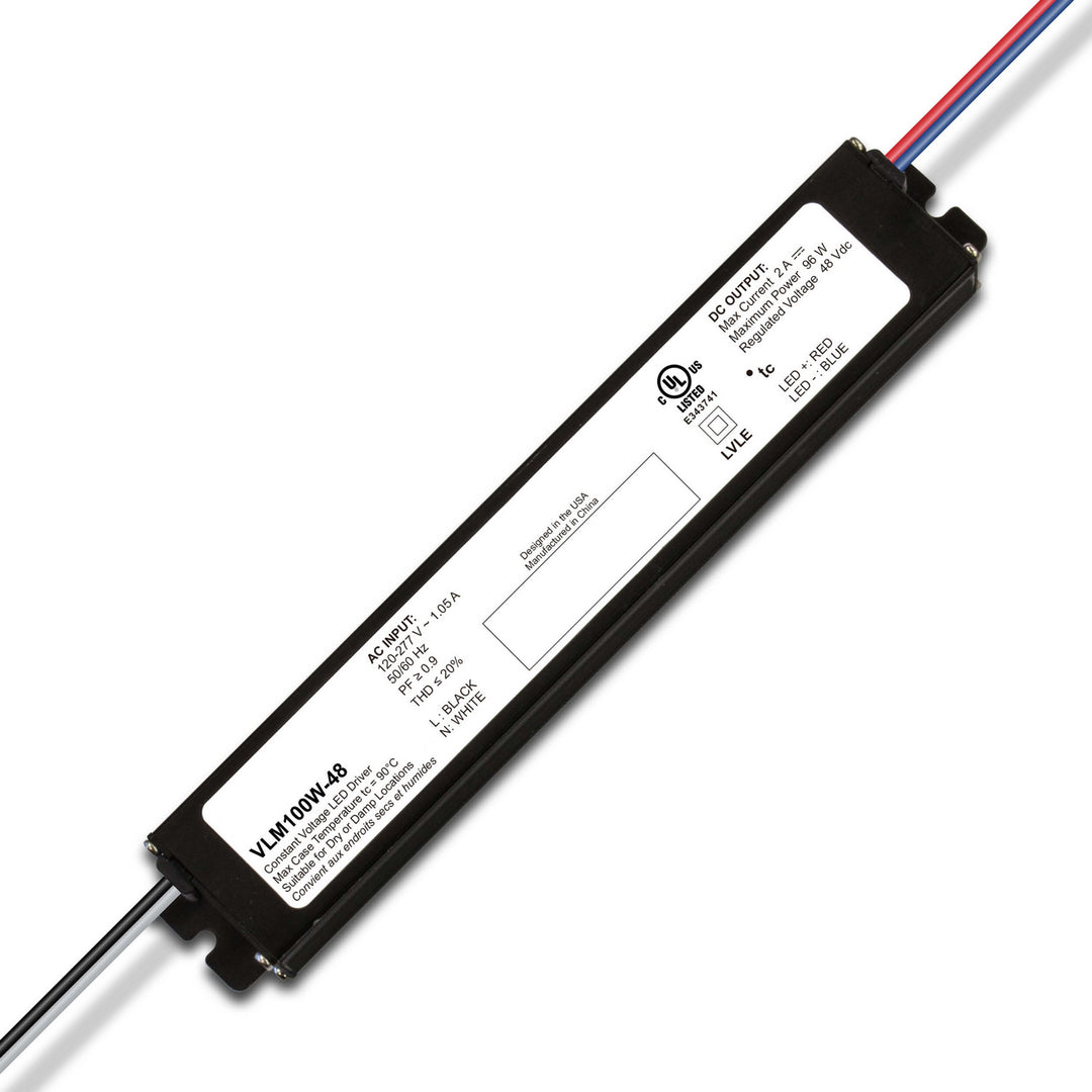 Diode Led Lighting VLM60W-12-LPM  Mini Led Driver Junction Box & Driver Combo Decor Black