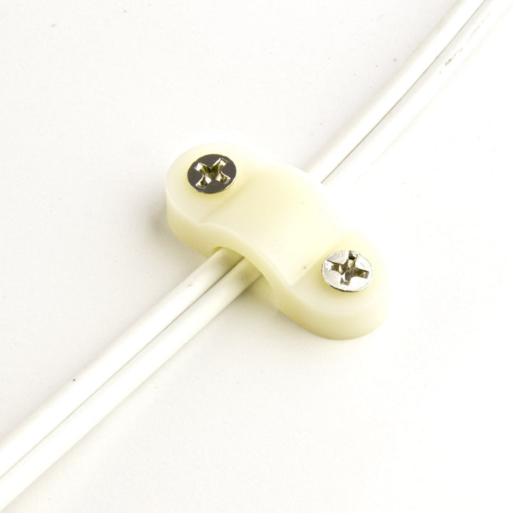 Diode Led Lighting DI-WM-WF  Wire Fastener - 10 Clips, 20 Screws Decor White