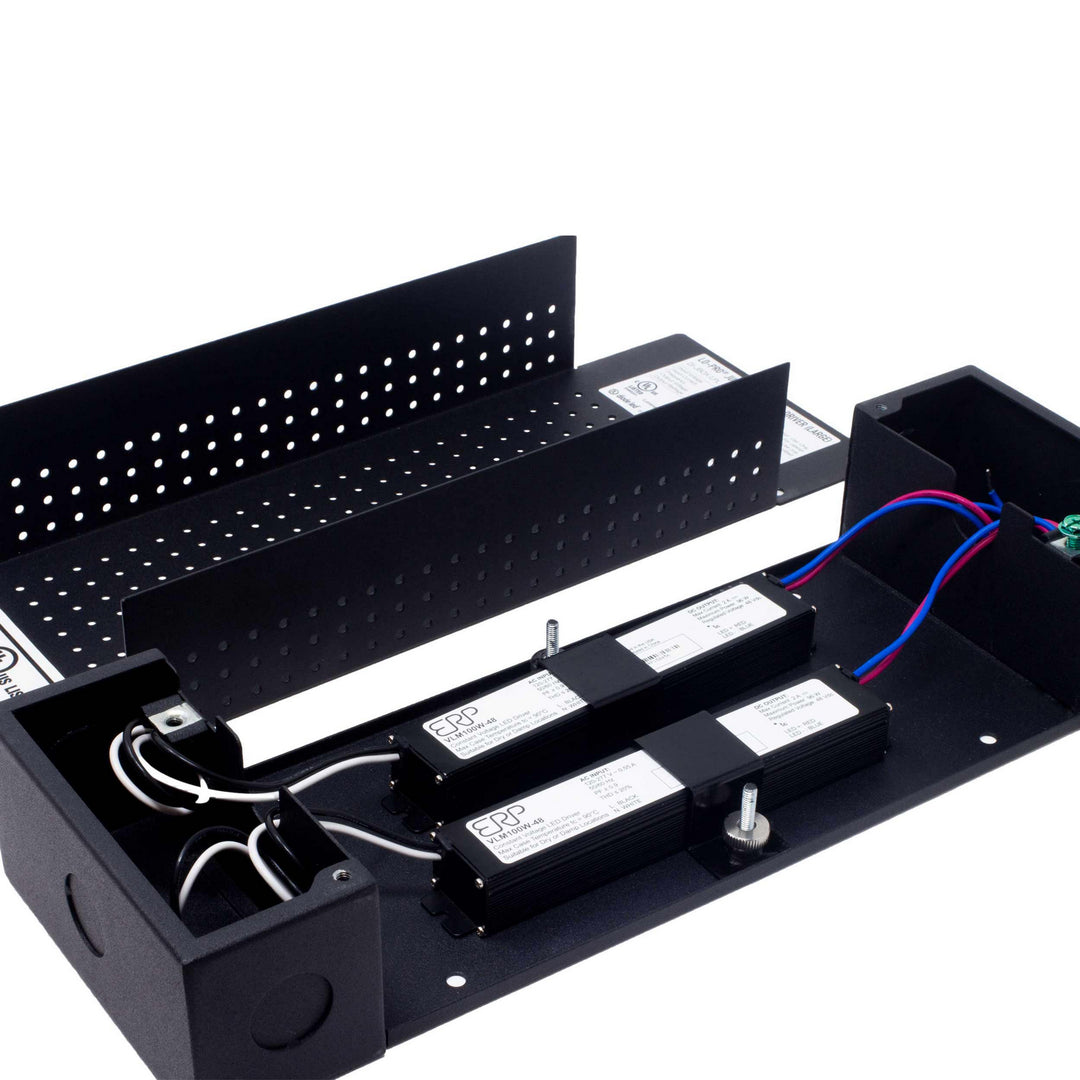 Diode Led Lighting VLM120W-12-LPL  Junction Box With Double Vlm Driver Combo Decor Black