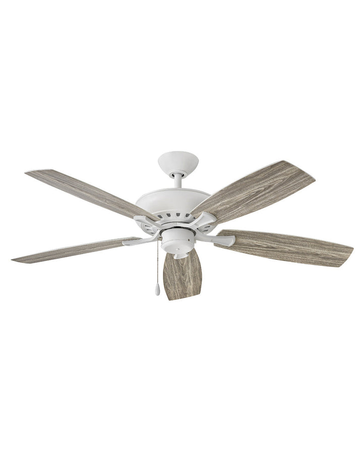 Hinkley Highland Wet 904152FCW-NWA Ceiling Fan 52 - Chalk White, Weathered Wood/