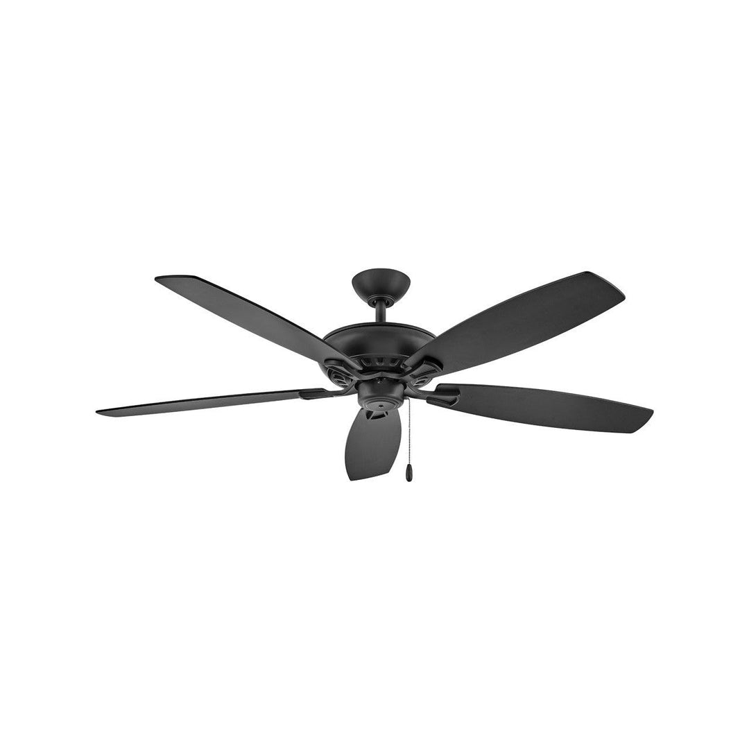 Hinkley Highland 904160FMB-NIA Ceiling Fan 60 - Matte Black, Matte Black, Walnut/