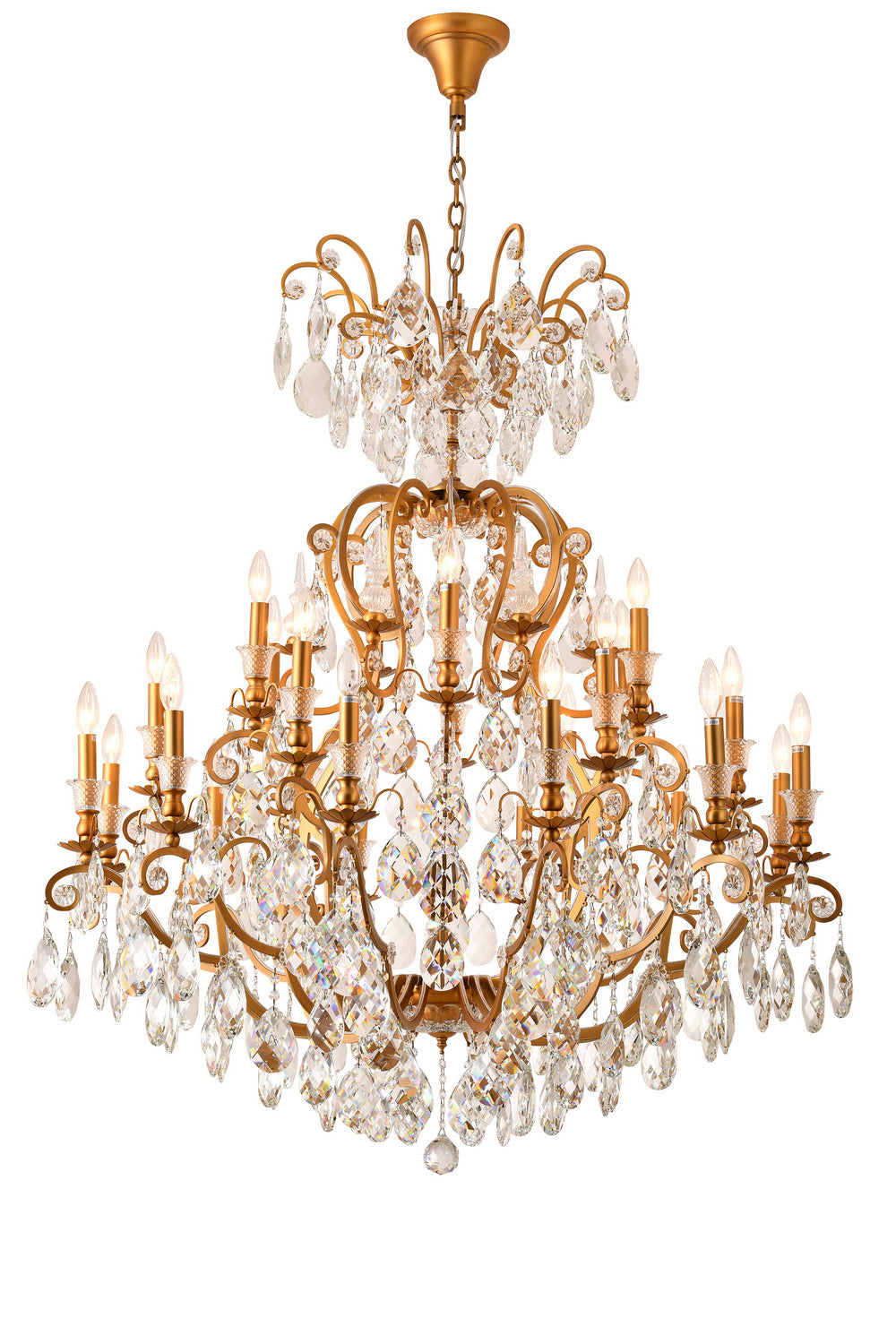Bethel International BET78BR Chandelier Light - Brass