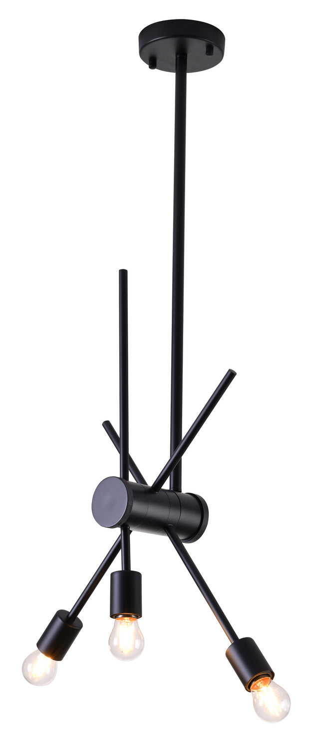 Bethel International DU76C25BLK Chandelier Light - Matte Black