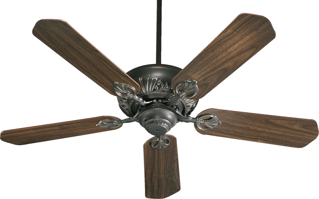 Quorum Chateaux 78525-95 Ceiling Fan 52 in. - Old World, Rosewood/Walnut