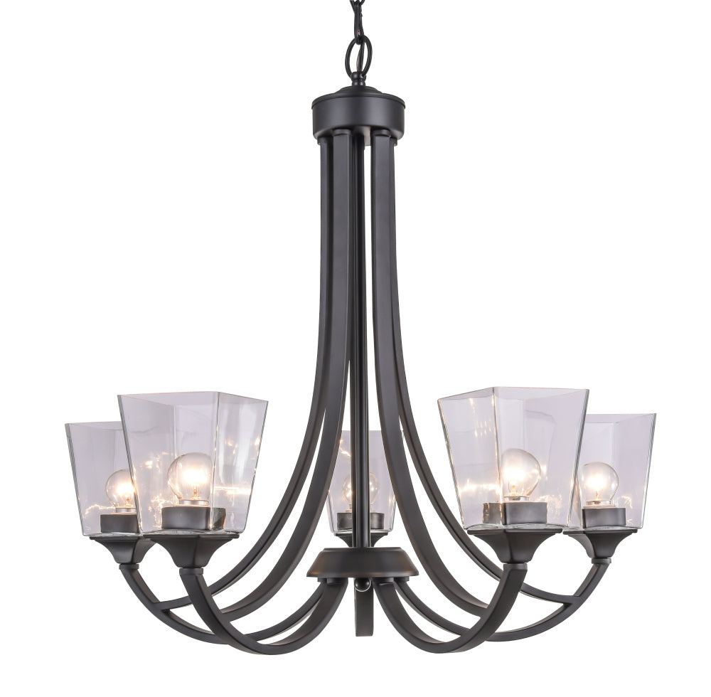 Revolution Mistee 4483BKSD Chandelier Light - Black