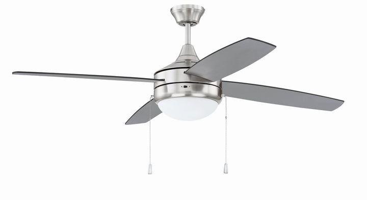 Craftmade Phaze Energy Star 4 Blade EPHA52BNK4-BNGW Ceiling Fan 52 - Brushed Polished Nickel, Brushed Nickel/Greywood/