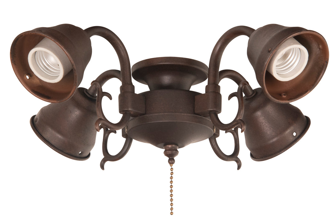 Craftmade Lighting F440-AG-LED Universal Four Light Fitter Ceiling Fan Bronze / Dark