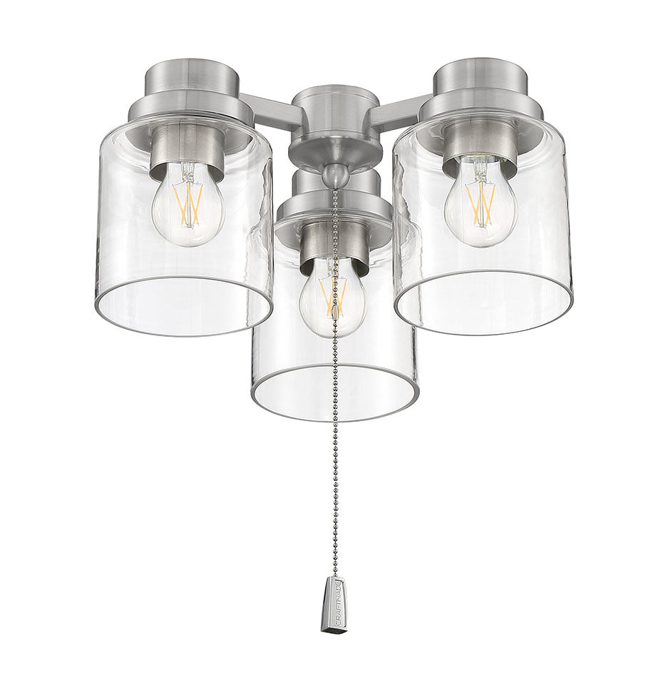 Craftmade Lighting LK301102-BNK-LED  Light Kit-Armed Fan Brushed Polished Nickel