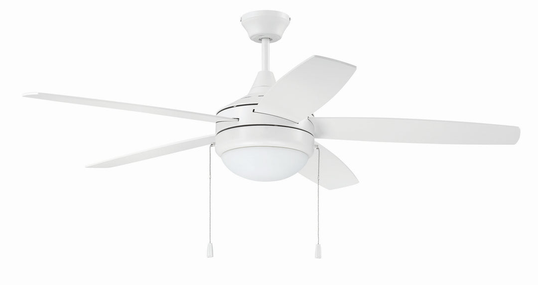 Craftmade Phaze 5 Blade - Remote PHA52W5-UCI Ceiling Fan 52 - White, White/White/