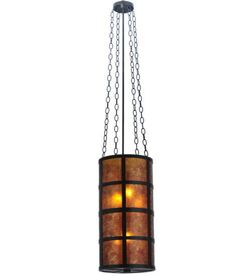 Meyda Tiffany Lighting 114694 Truffle Four Light Pendant Outdoor Bronze / Dark