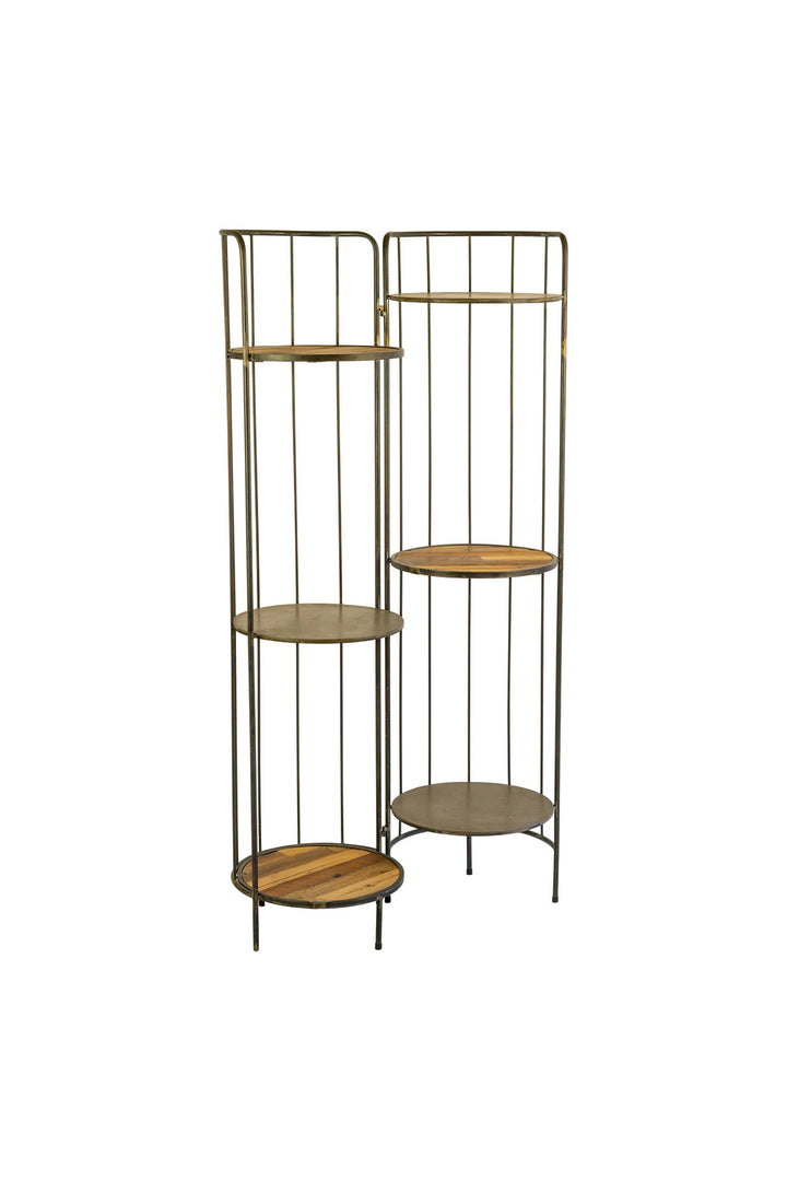 Kalalou Lighting CLL2512  Display Shelving Unit Home Decor Bronze / Dark