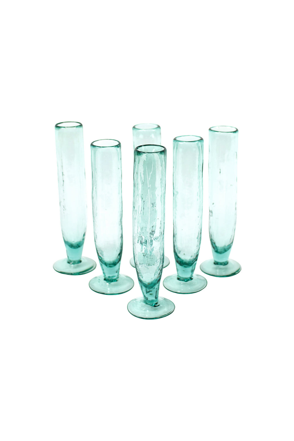 Kalalou Lighting CRL5749  Tall Recycled Champagne Flute Home Decor Light