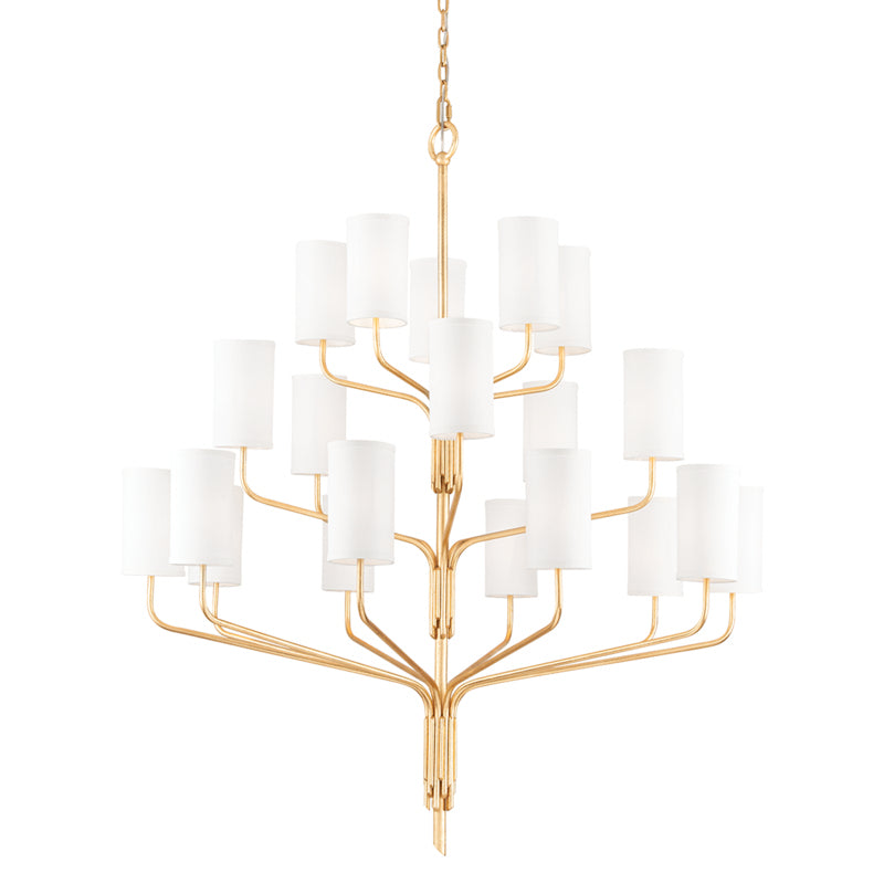Troy Juniper F61620-GL Chandelier Light - Textured Gold Leaf