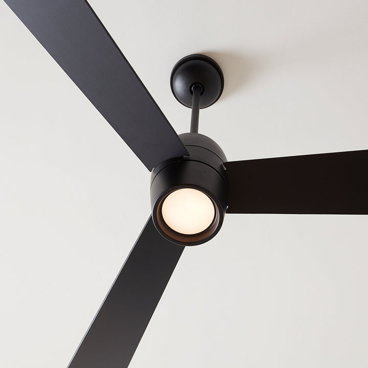 Visual Comfort Fan Alba 60 3ALBR60MBKD Ceiling Fan - Midnight Black, Midnight Black/Midnight Black/