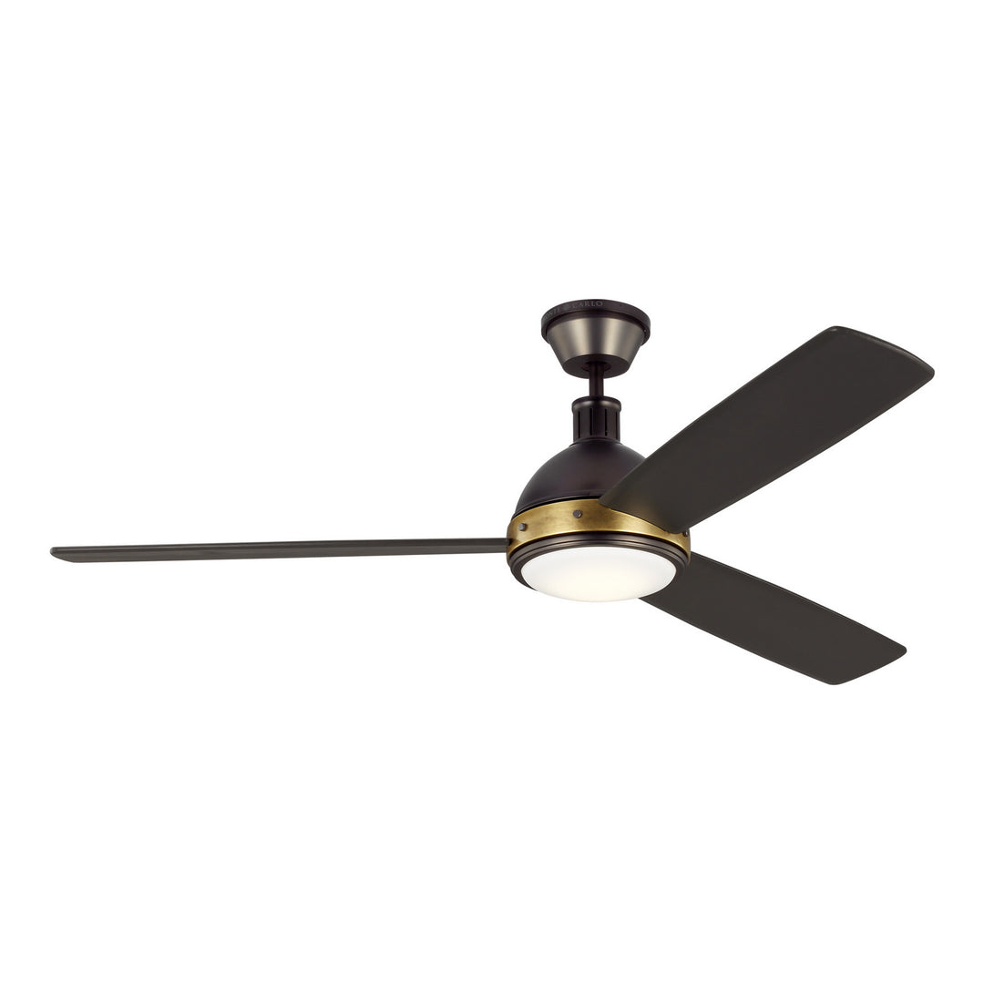 Visual Comfort Fan Hicks 60 3HCKR60BNZHABD Ceiling Fan - Deep Bronze, Bronze/Bronze/