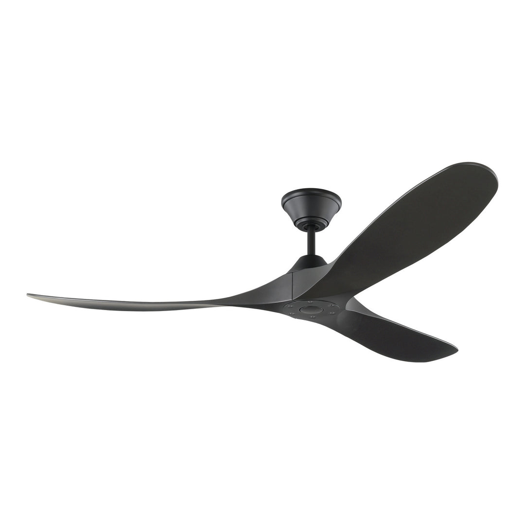 Visual Comfort Fan Maverick Coastal 60 3MGMR60MBKMBK Ceiling Fan - Midnight Black, Midnight Black/Midnight Black/