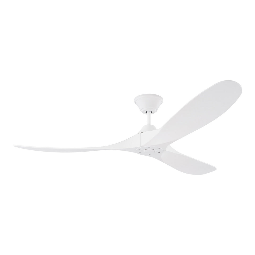 Visual Comfort Fan Maverick Coastal 60 3MGMR60RZW Ceiling Fan - Matte White, Matte White/Matte White/