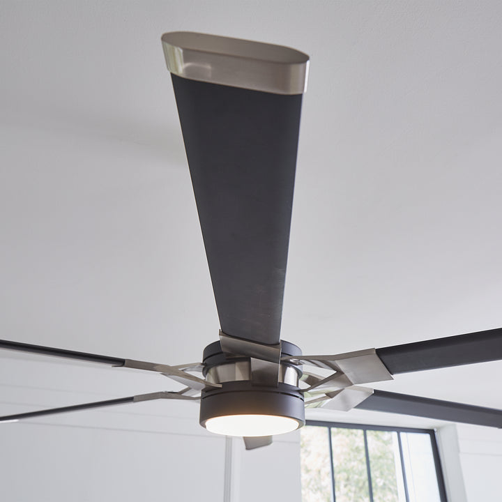 Visual Comfort Fan Loft 62 6LFR62MBKD Ceiling Fan - Midnight Black, Midnight Black/Midnight Black/