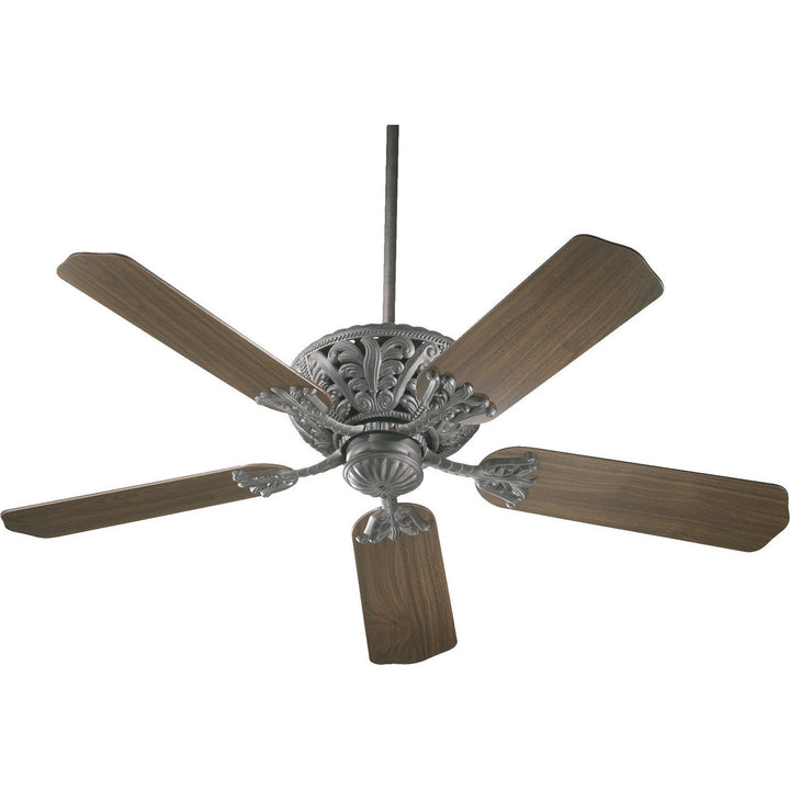 Quorum Windsor 85525-44 Ceiling Fan 52 in. - Toasted Sienna, Rosewood/Walnut