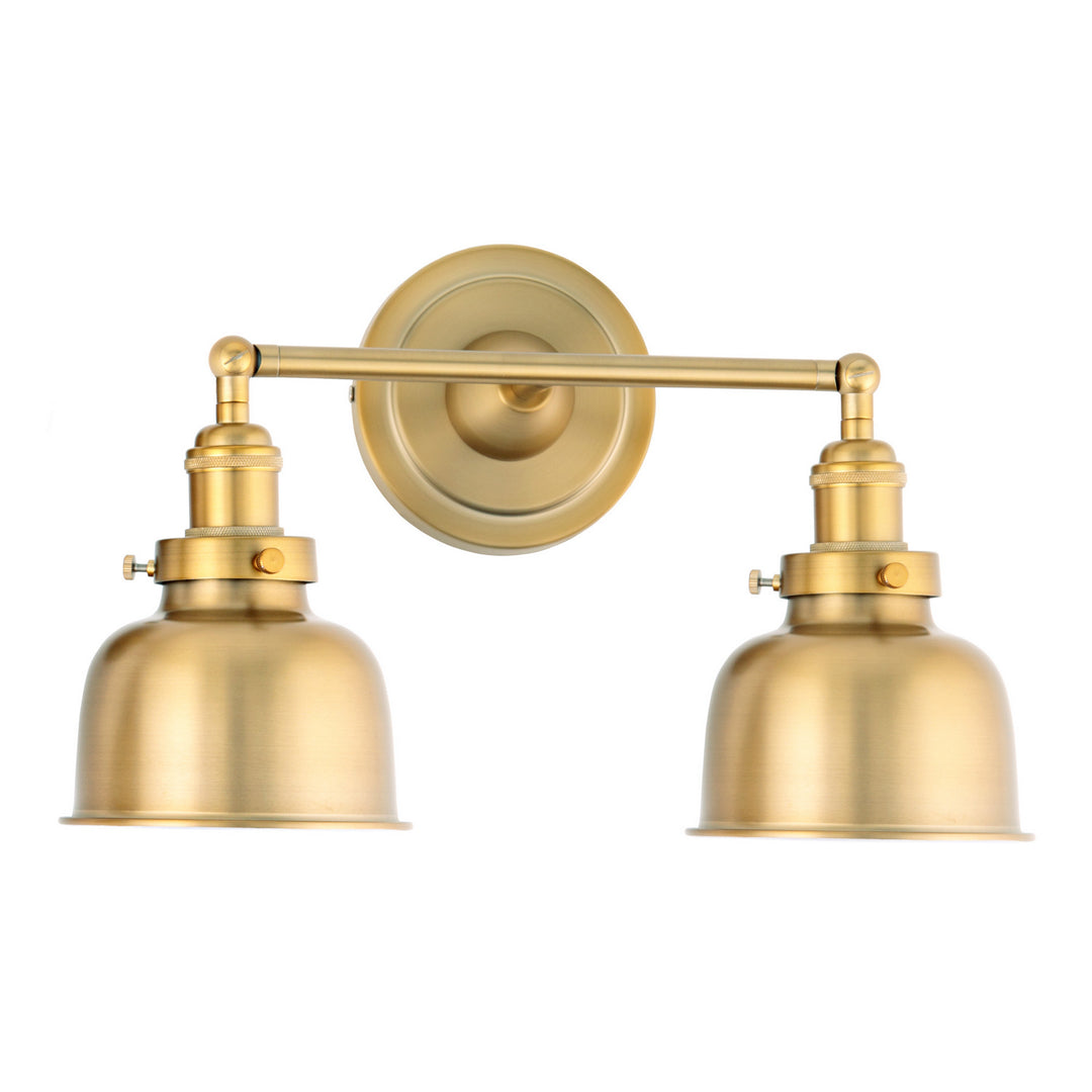 JVI Designs Soho 1252-10 M2 Bath Vanity Light 16 in. wide - Satin Brass