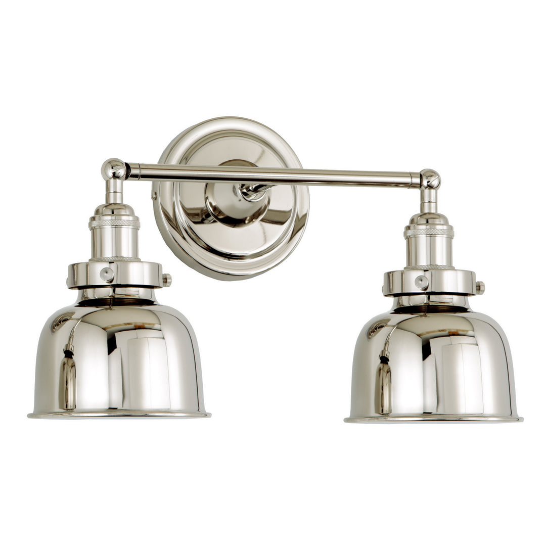 JVI Designs Soho 1252-15 M2 Bath Vanity Light 16 in. wide - Polished Nickel