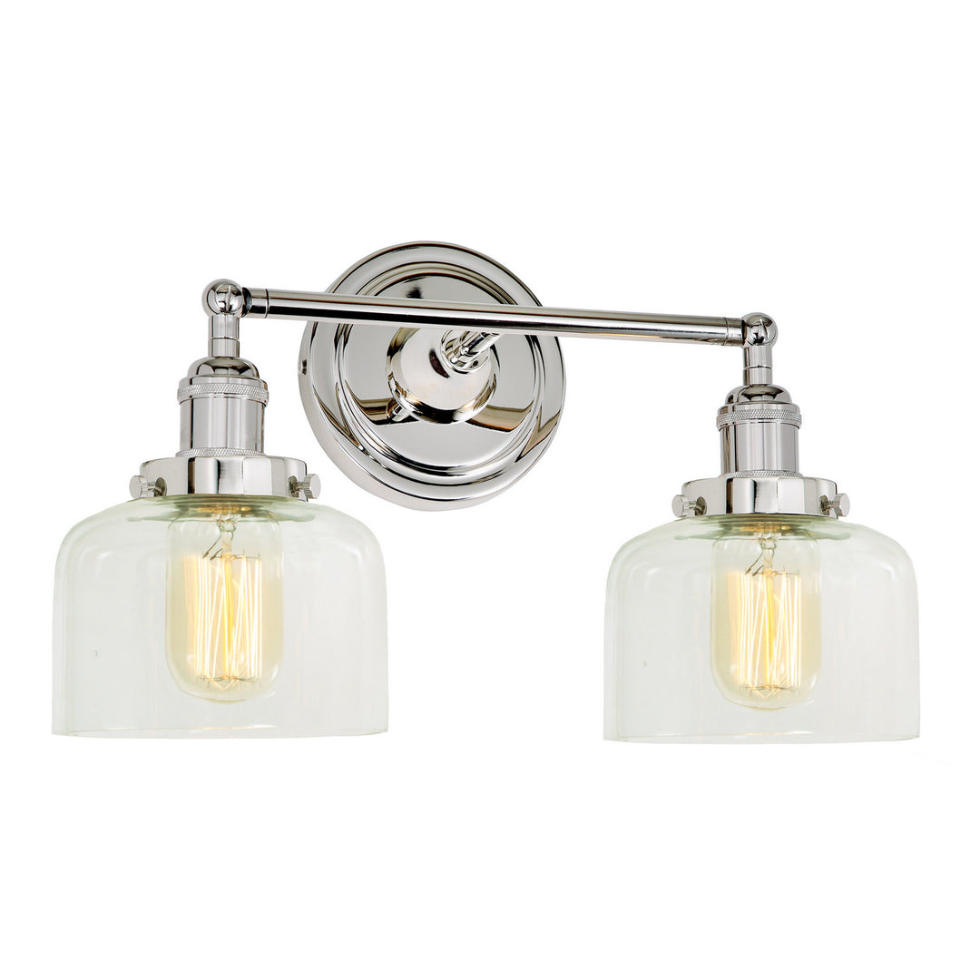 JVI Designs Soho 1252-15 S4 Bath Vanity Light 16 in. wide - Polished Nickel