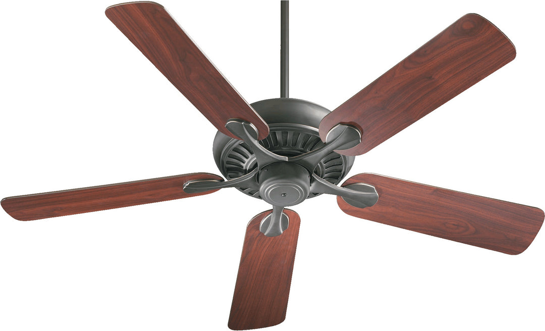 Quorum Pinnacle 91525-95 Ceiling Fan 52 in. - Old World, Rosewood/Walnut