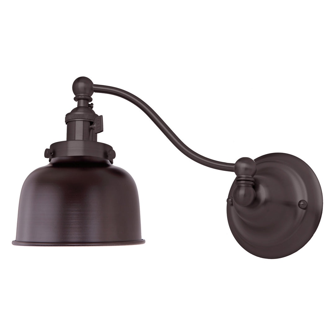 Jvi Designs Lighting 1253-08 M2 Soho One Light Wall Sconce Lamp Bronze / Dark