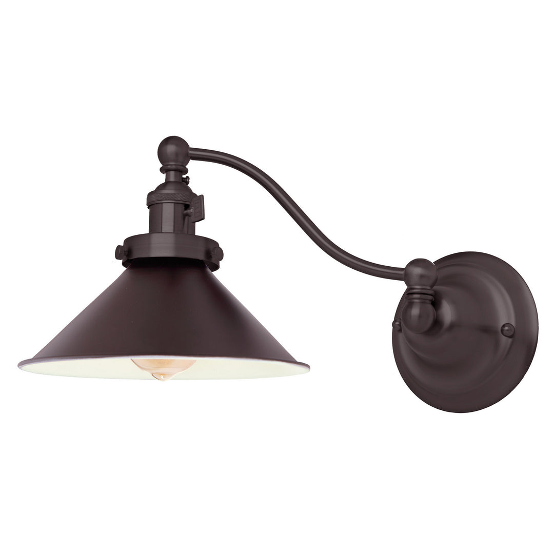 Jvi Designs Lighting 1253-08 M3 Soho One Light Wall Sconce Lamp Bronze / Dark