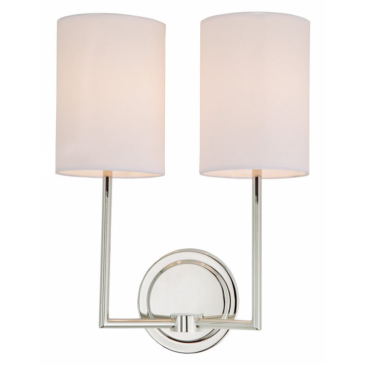 JVI Designs Elliot 1271-15 Wall Light - Polished Nickel
