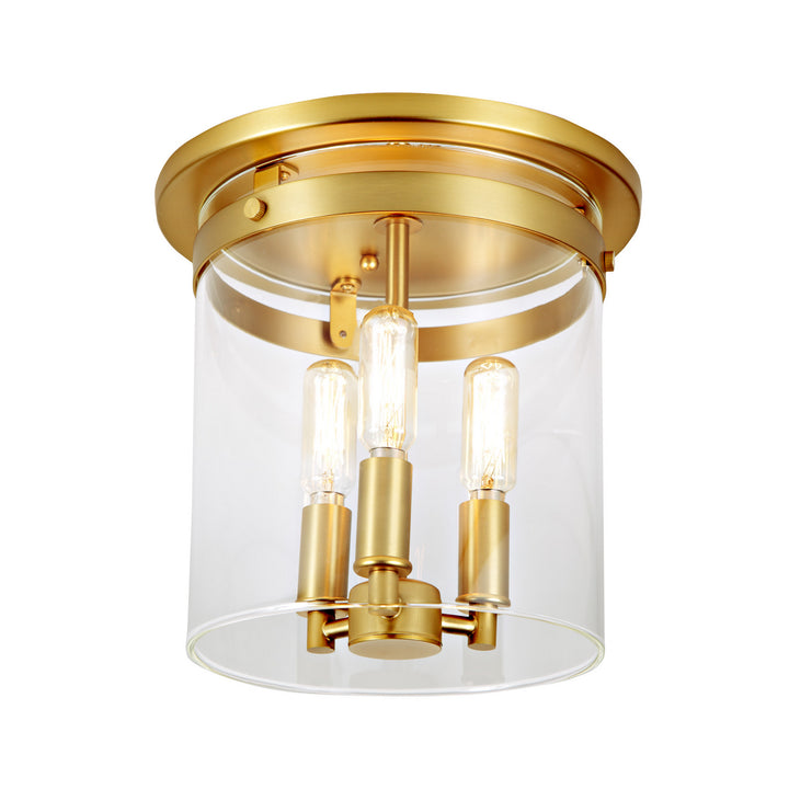 JVI Designs Roxbury 3021-10 Ceiling Light - Satin Brass
