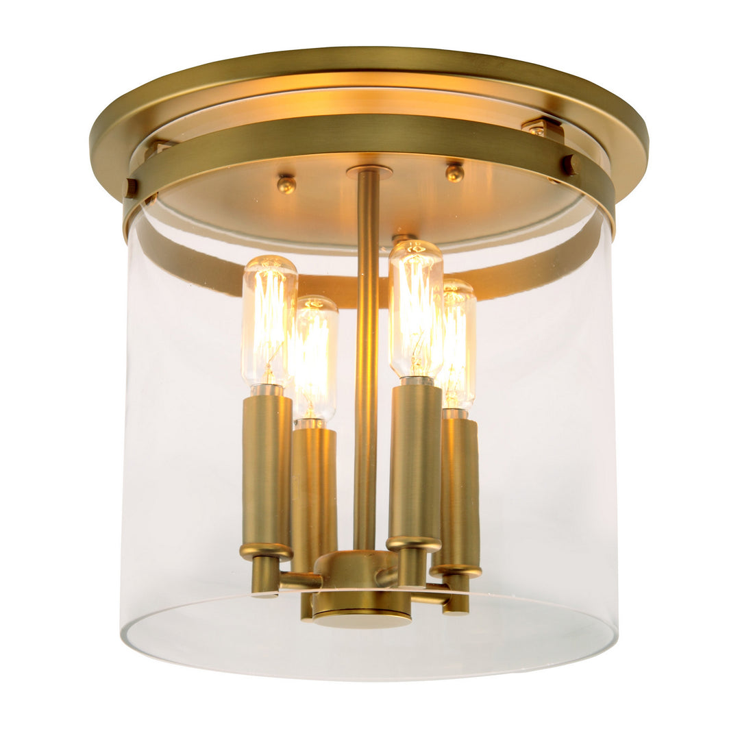 JVI Designs Roxbury 3022-10 Ceiling Light - Satin Brass
