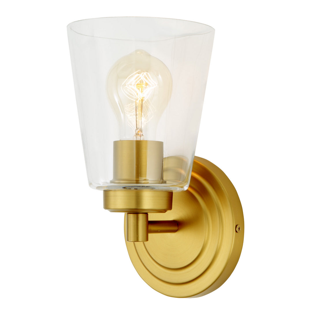 JVI Designs Wilshire 461-10 Wall Light - Satin Brass