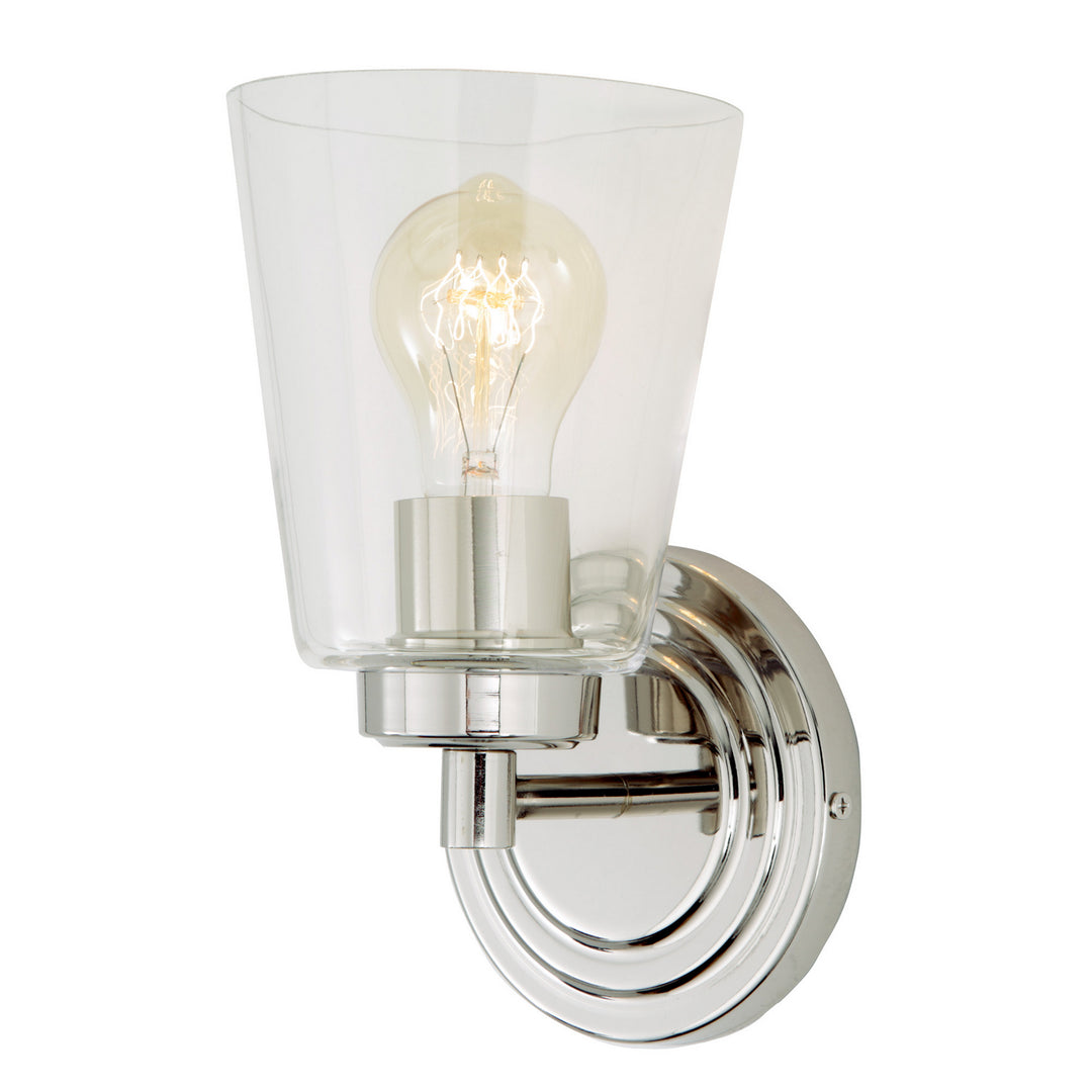 JVI Designs Wilshire 461-15 Wall Light - Polished Nickel