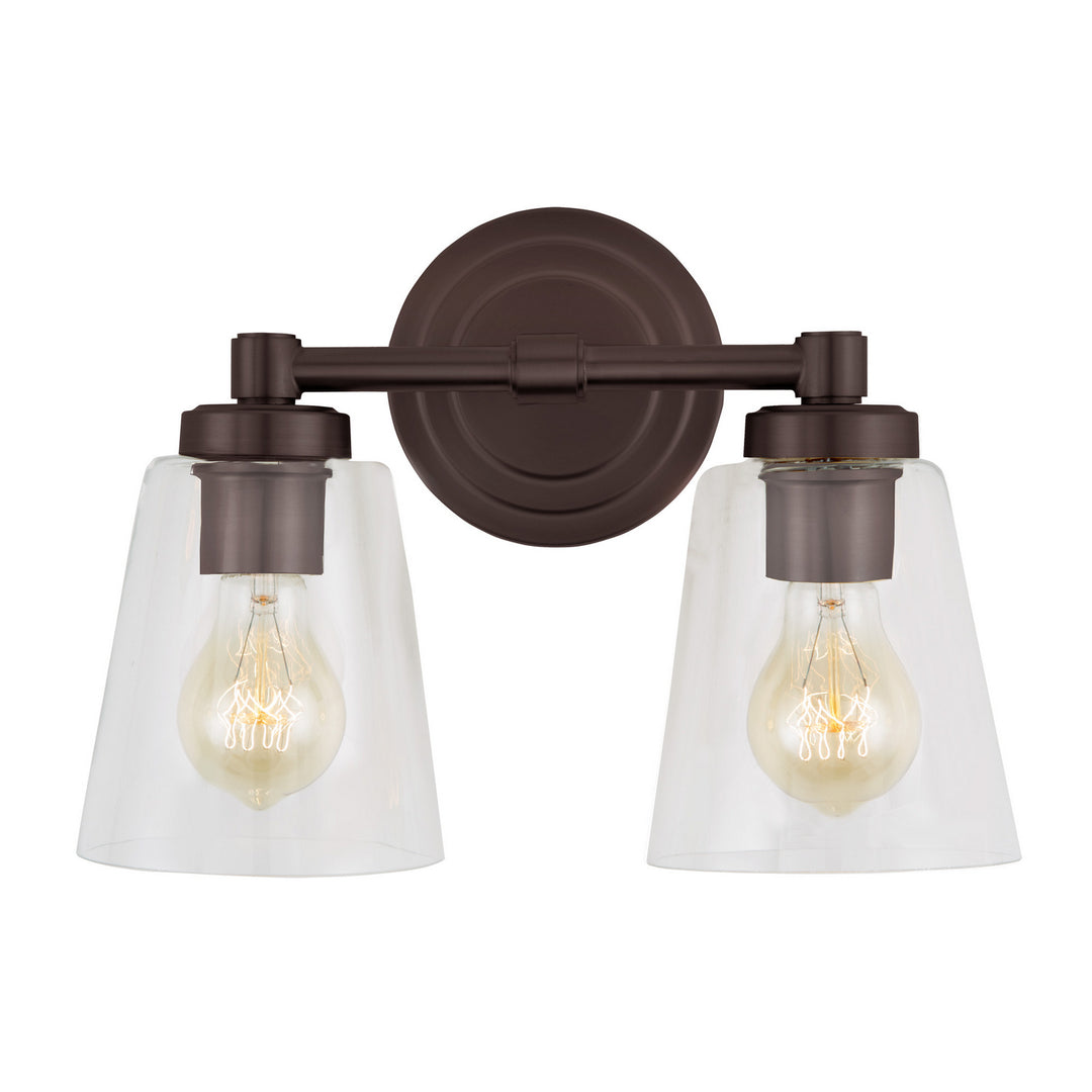 JVI Designs Wilshire 462-08 Bath Vanity Light 13 in. wide - Oil Rubbed Bronze