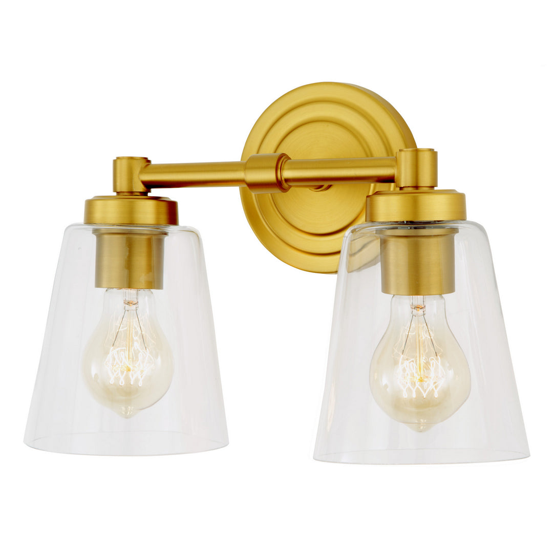 JVI Designs Wilshire 462-10 Bath Vanity Light 13 in. wide - Satin Brass