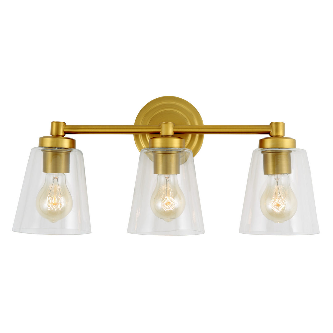 JVI Designs Wilshire 463-10 Bath Vanity Light 20 in. wide - Satin Brass